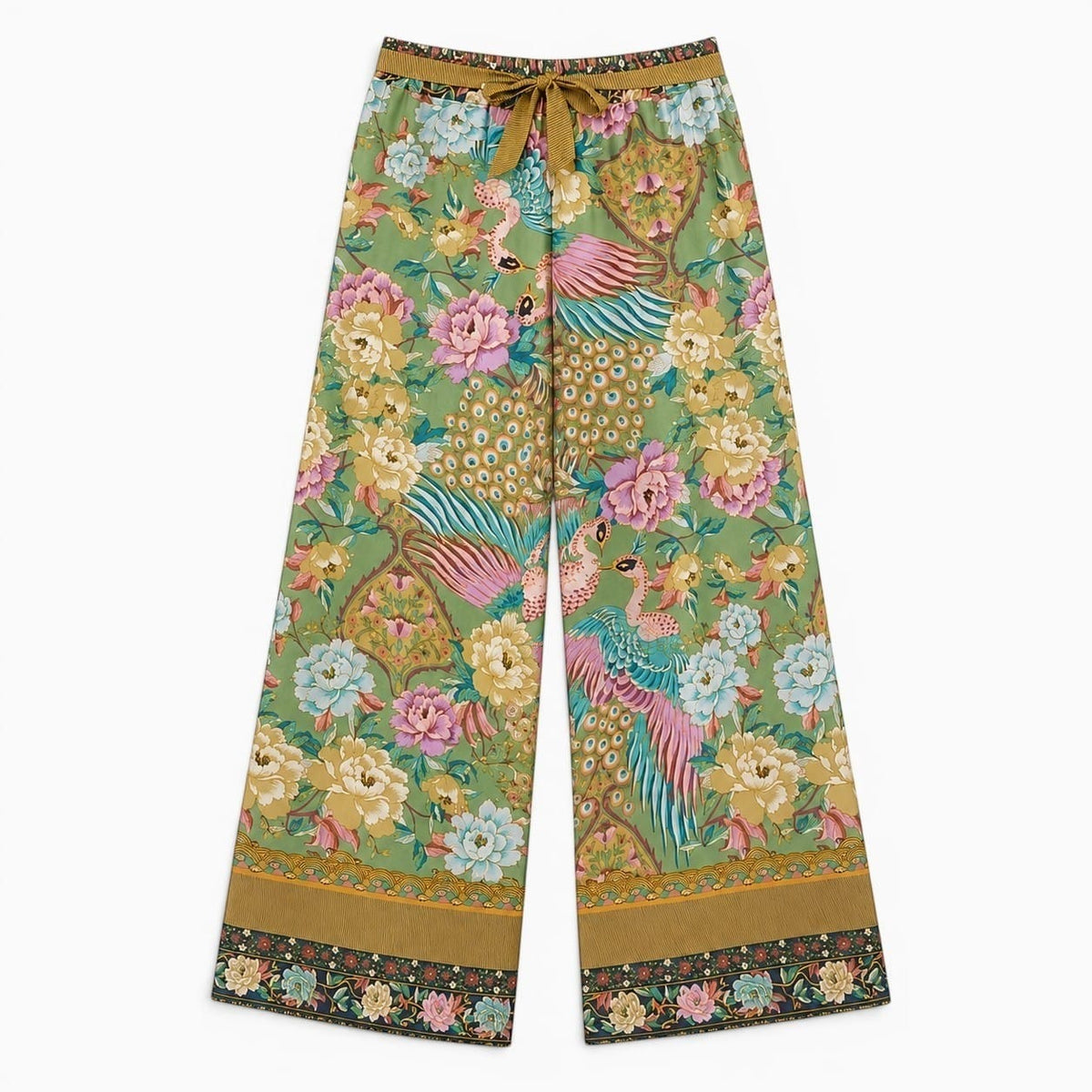 La Boutique Kimono Pantalon Fleuri Large Femme