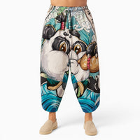 La Boutique Kimono Pantalon Kimono Japonais Imprimé Panda Style