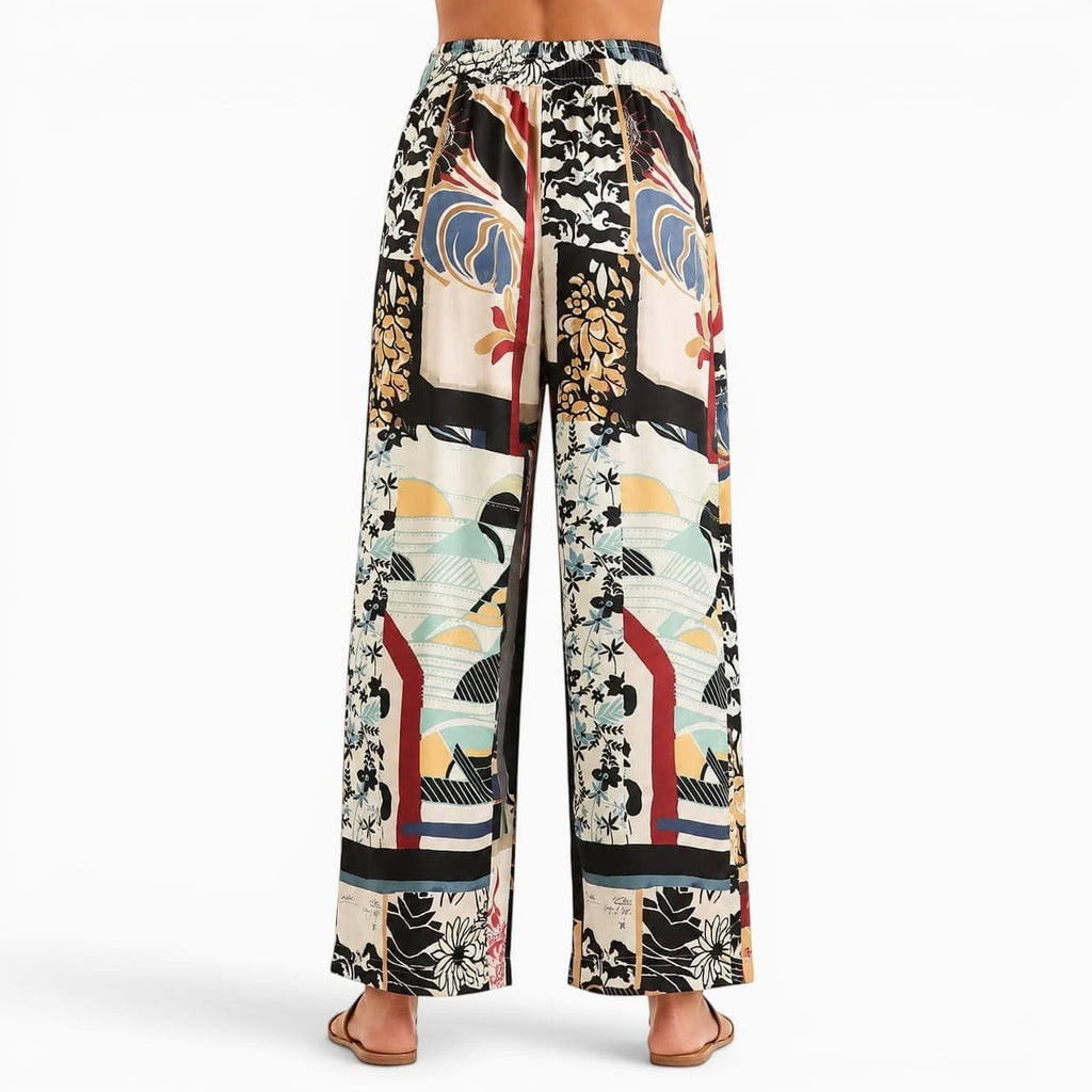 La Boutique Kimono Pantalon Kimono Multicolore Large Été