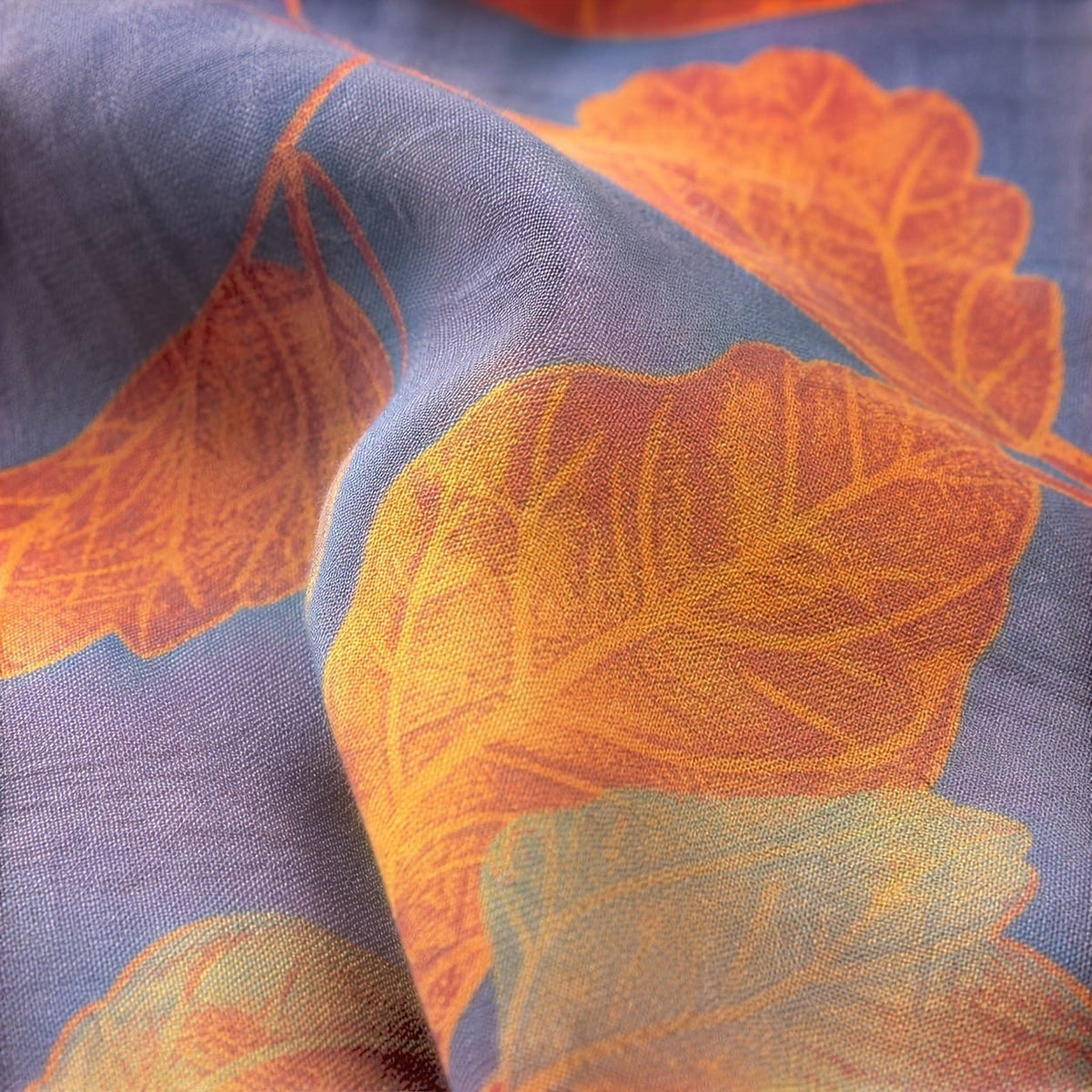 La Boutique Kimono Peignoir Kimono Homme Bleu et Orange