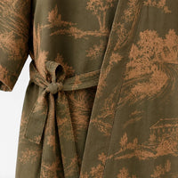 La Boutique Kimono Peignoir Kimono Homme Motif Paysage Jacquard