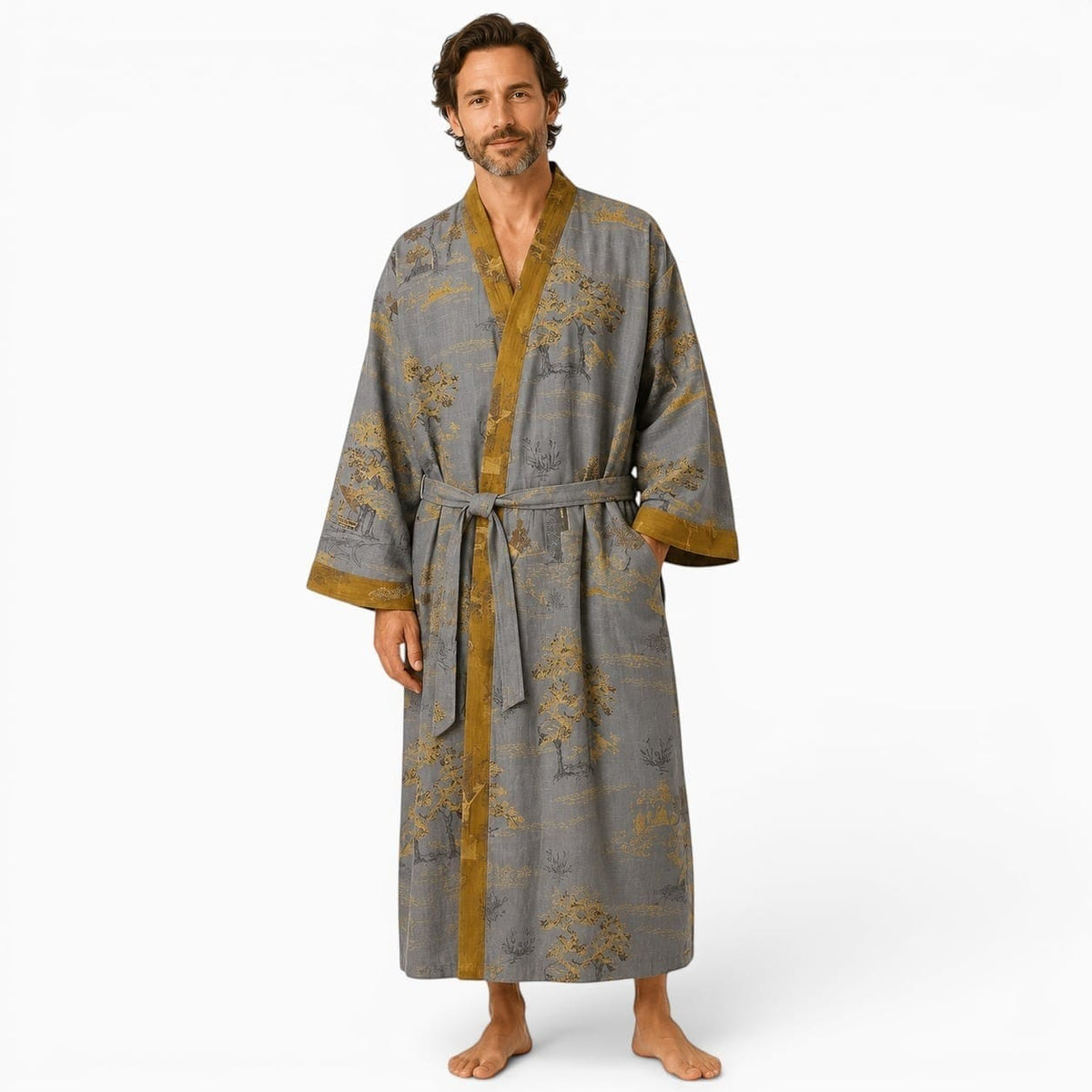La Boutique Kimono Pyjama Kimono Homme En Coton