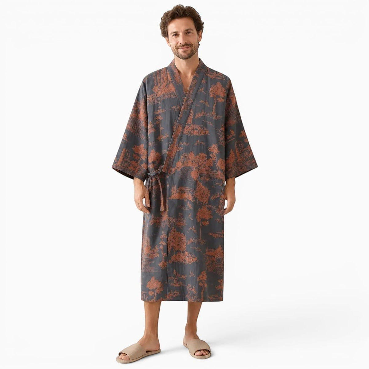 La Boutique Kimono Robe Kimono Japonais Coton
