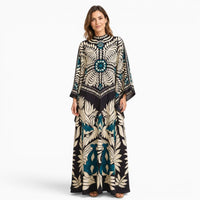 La Boutique Kimono Robe Longue Motif Floral