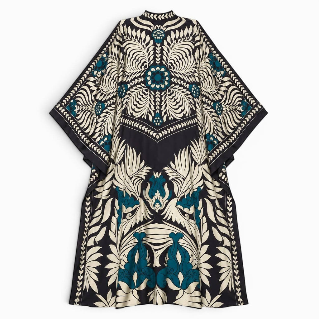 La Boutique Kimono Robe Longue Motif Floral