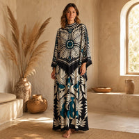 La Boutique Kimono Robe Longue Motif Floral