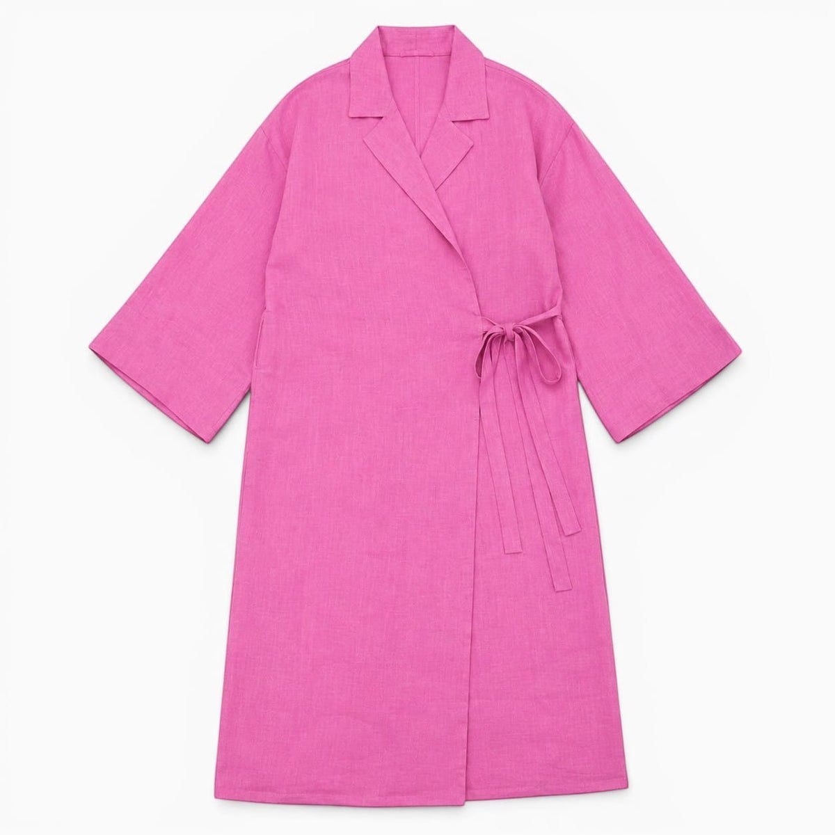 La Boutique Kimono Robe Longue Rose Femme