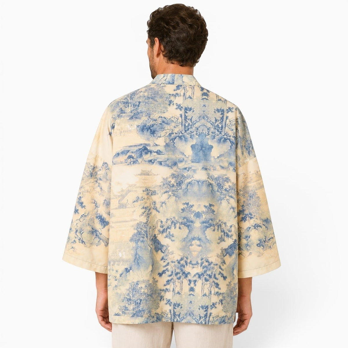 La Boutique Kimono Veste Kimono Japonais Paysage Haori