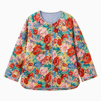 La Boutique Kimono Veste Matelassée Fleurie Femme