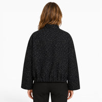 La Boutique Kimono Veste Noire Femme à Paillettes