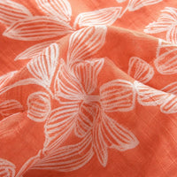 La Boutique Kimono Vêtement Kimono Femme Orange Fleuri